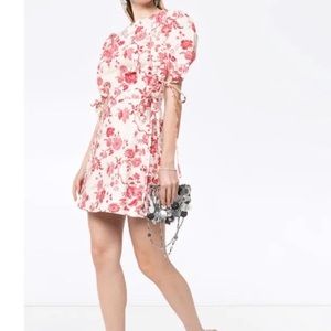 The Vampire’s Wife The Wrapsody Floral-Print Dress